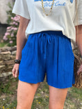 SHORT LALOU BLEU ELECTRIQUE