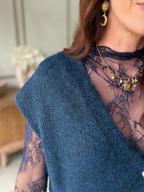 GILET CAMILIA MARINE PRECOMMANDE