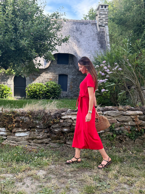ROBE BENNY ROUGE
