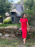 ROBE BENNY ROUGE