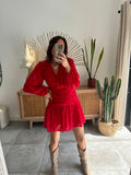 VESTIDO CORALIA ROJO