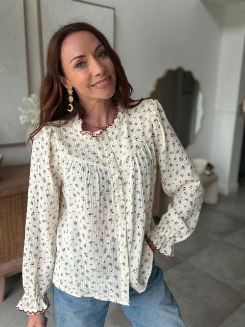 CHEMISE YAELLE BORDEAUX