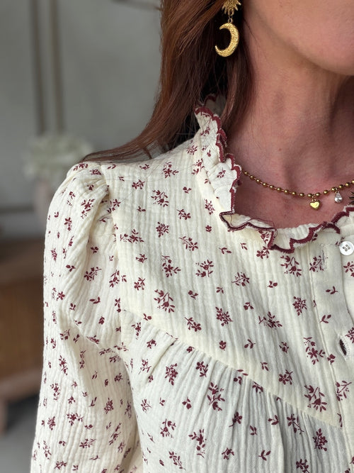 CHEMISE YAELLE BORDEAUX