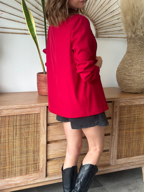 BLAZER HELENE ROUGE