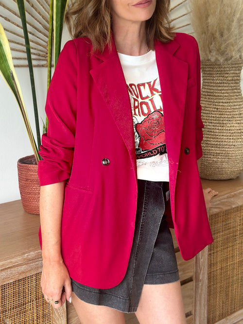 BLAZER HELENE ROUGE