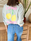 SWEAT LEMON GRIS