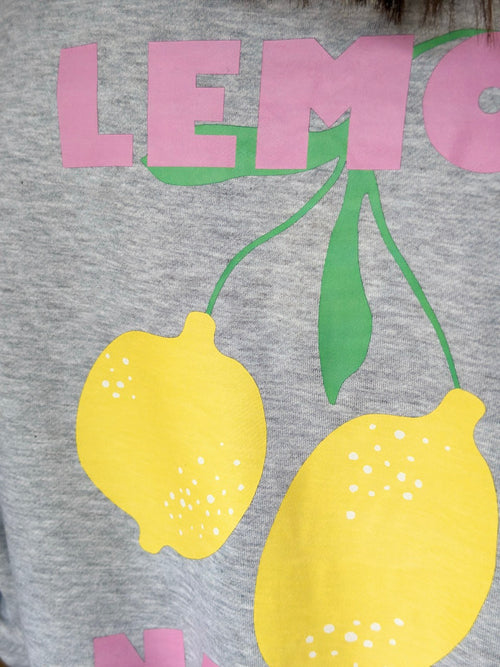 SWEAT LEMON GRIS