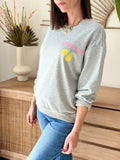 SWEAT LEMON GRIS