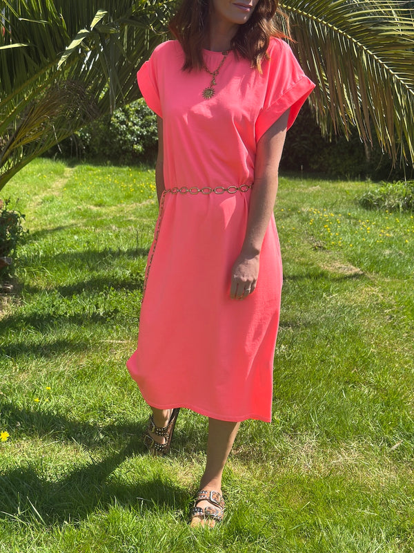ROBE CAMILLA CORAIL