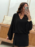 BLOUSE PAKI NOIR