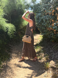 ROBE VALOU CHOCOLAT