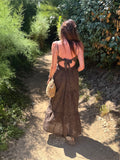 ROBE VALOU CHOCOLAT