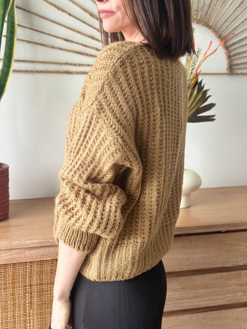 PULL SACHA CAMEL DOUX