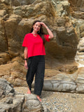 TEE SHIRT MORGANE ROUGE
