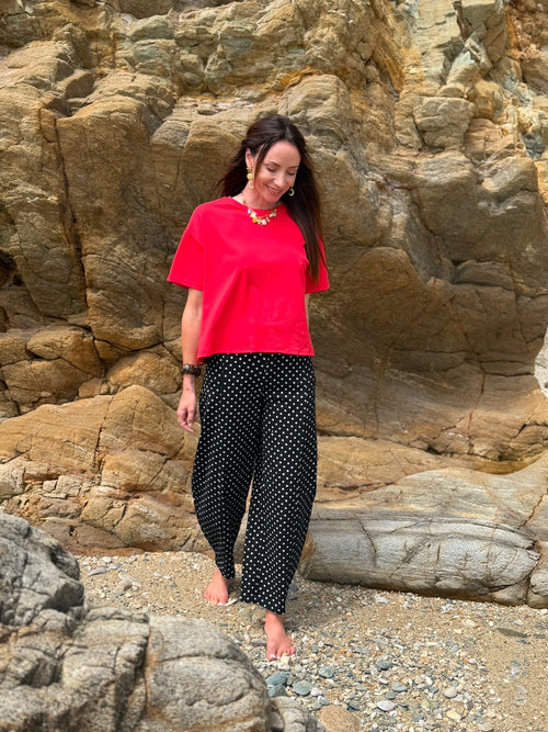 TEE SHIRT MORGANE ROUGE