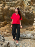 TEE SHIRT MORGANE ROUGE