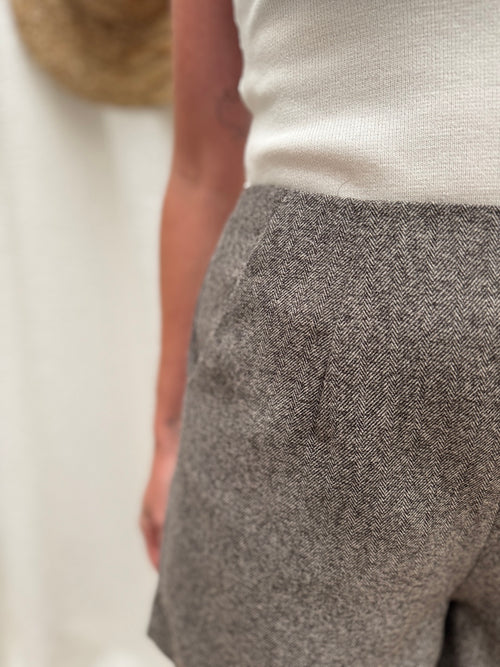 SHORT AZILIZ TAUPE
