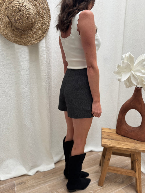 SHORT AZILIZ GRIS