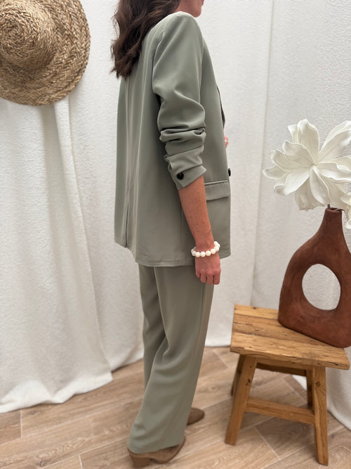 BLAZER JANET VERT SAUGE