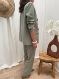 BLAZER JANET VERT SAUGE