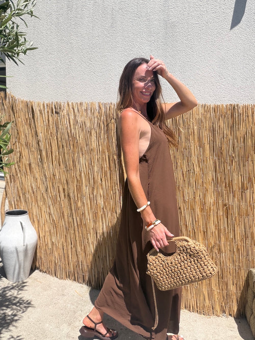 ROBE ANALI CHOCOLAT
