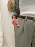 PANTALON JANET VERT SAUGE