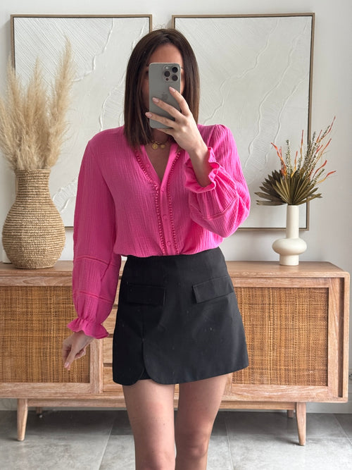 CHEMISE MARISSA FUSCHIA