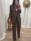 PANTALON JANET MARRON