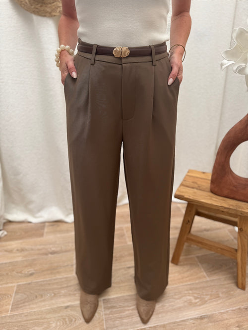 PANTALON JANET MARRON