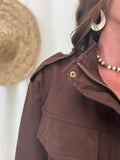 VESTE LUIS MARRON