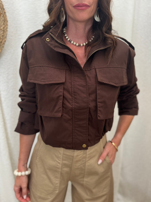 VESTE LUIS MARRON