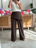PANTALON ALINE CHOCOLAT