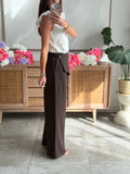 PANTALON ALINE CHOCOLAT