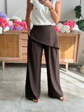 PANTALON ALINE CHOCOLAT