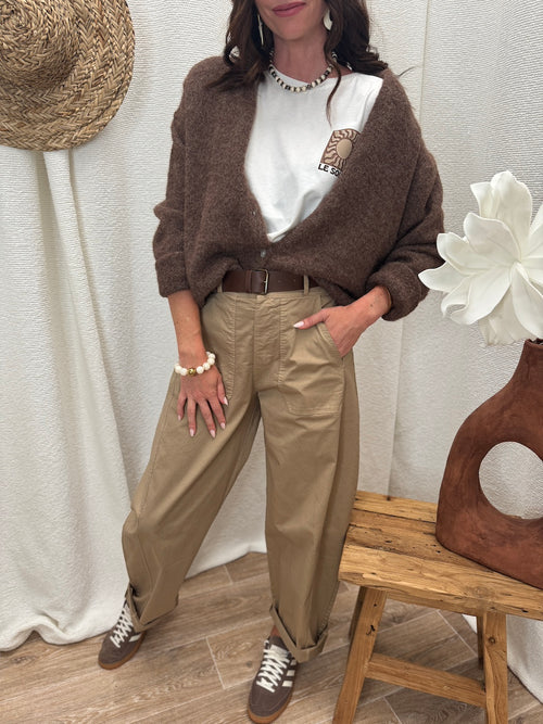 GILET PABLO MARRON
