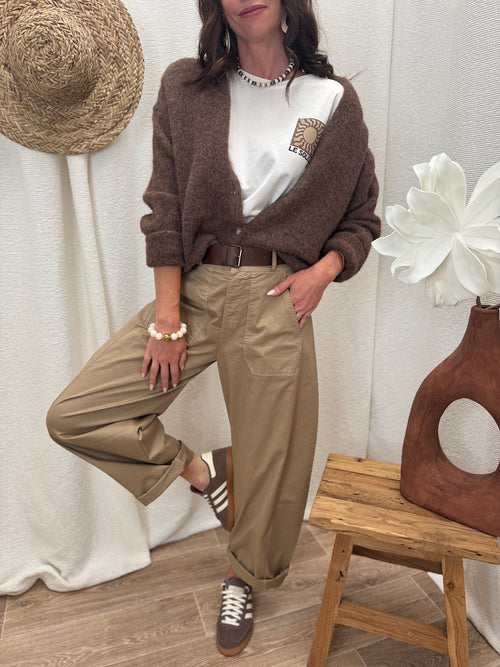 GILET PABLO MARRON