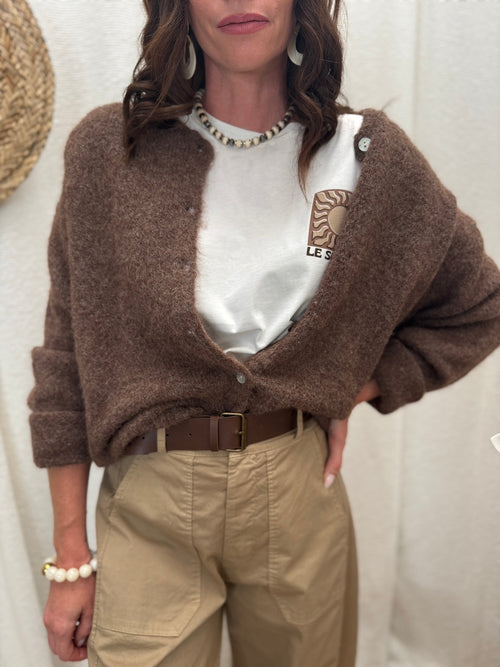 GILET PABLO MARRON