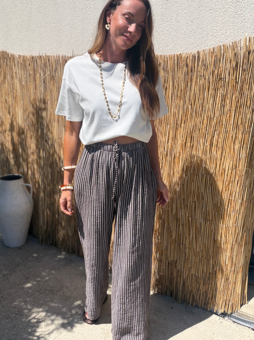 PANTALON GAELLE MARRON