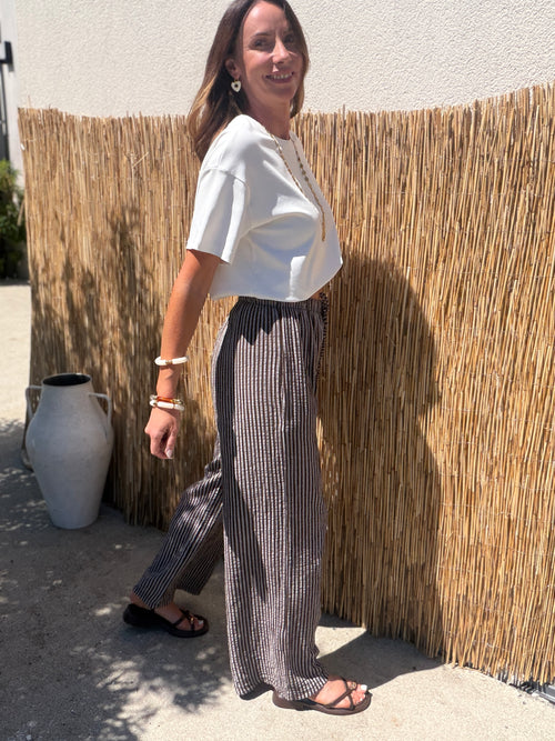 PANTALON GAELLE MARRON