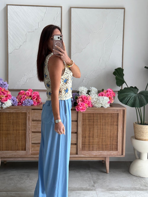 PANTALON MILANA BLEU