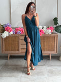 ROBE MILA BLEU CANARD