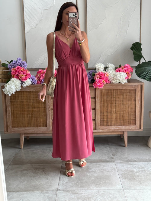 ROBE MILA VIEUX ROSE