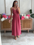 ROBE MILA VIEUX ROSE