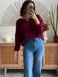 PULL NAHE BORDEAUX