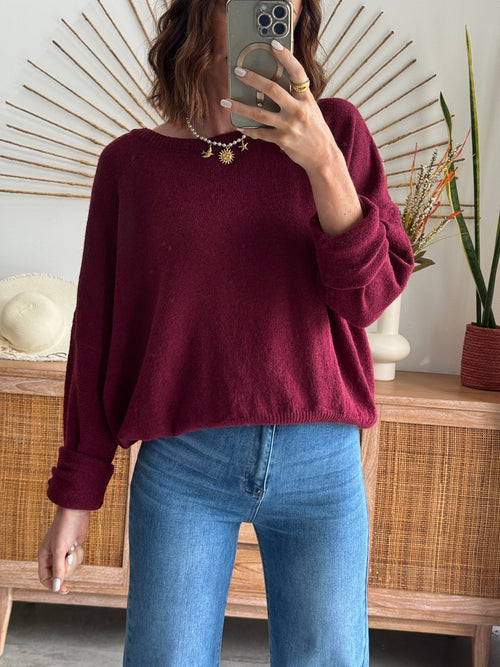 PULL NAHE BORDEAUX