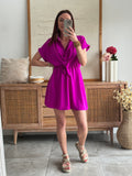 IRENE DRESS PURPLE / PINK