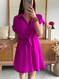 IRENE DRESS PURPLE / PINK