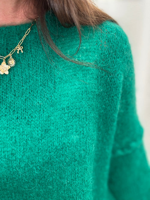 PULL MONA VERT BRESIL