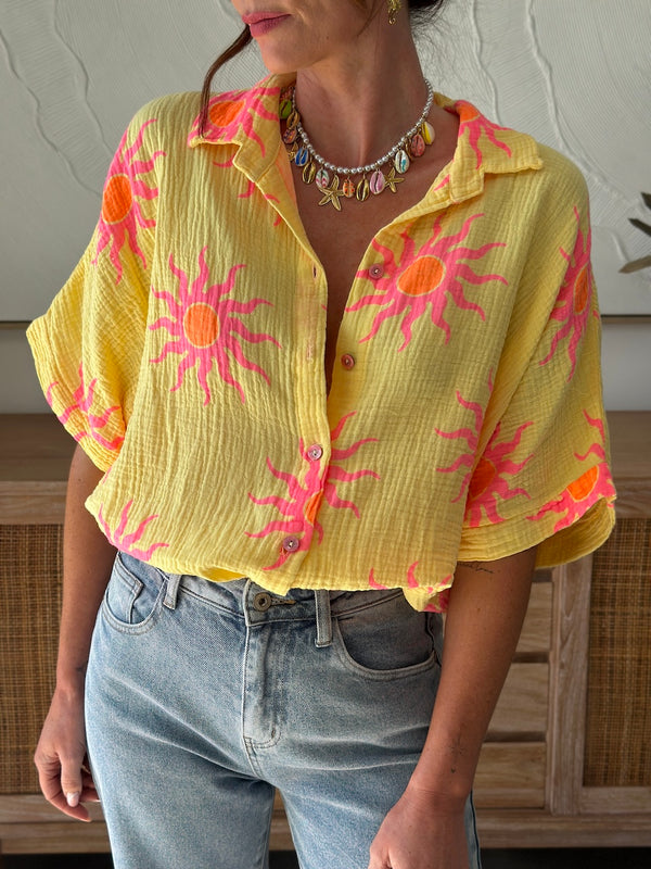CHEMISE ANAIS JAUNE