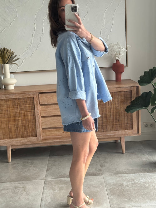 VESTE JASMINE BLEU